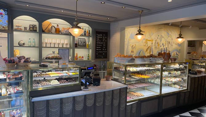 A variety of bread and bakery at Conditori Nordpolen