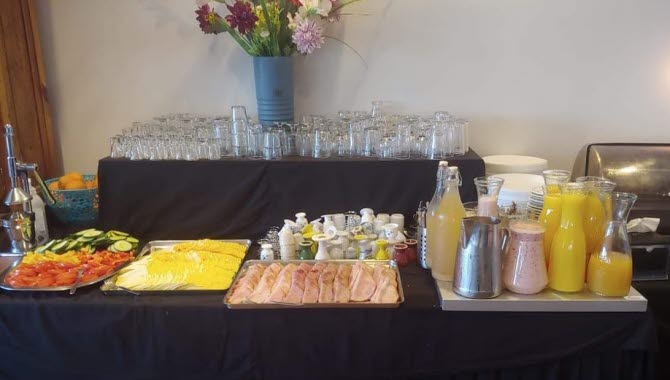 Frukostbuffé hos Hotell Wettern