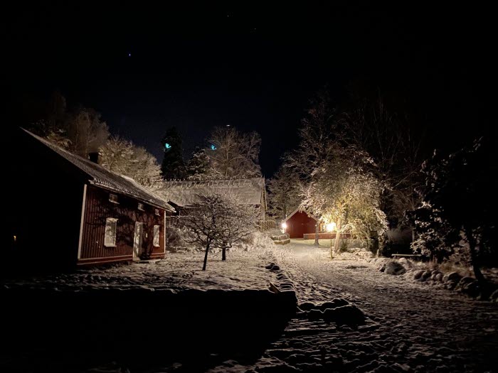 Vinter och snö, Haraberget, Herrljunga hembygdspark