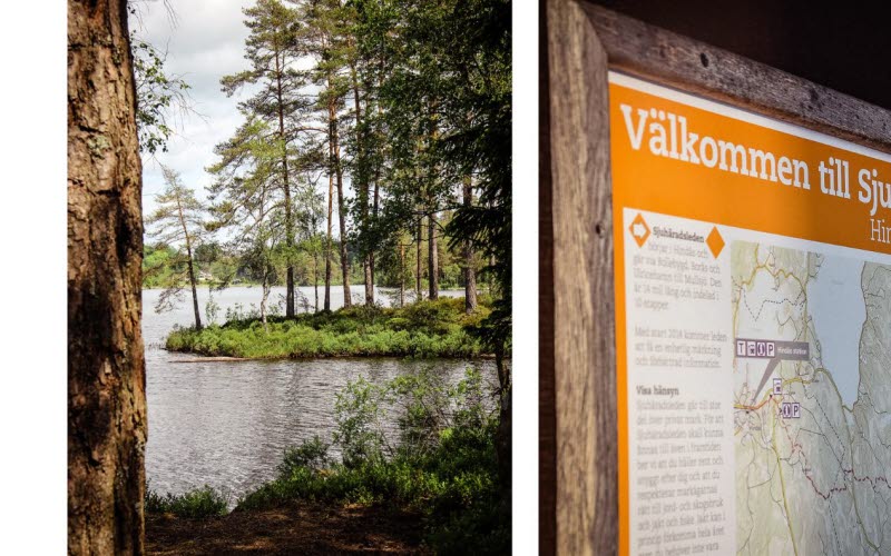 Sjuhäradsleden, kollage