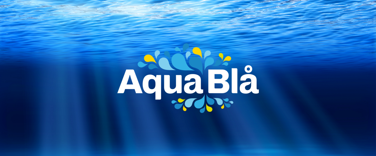 Aqua Blå 2023 logotype