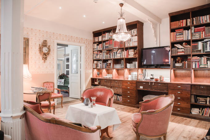 Biblioteket på Grand Hotel Lysekil