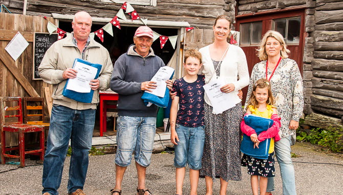 Kanalfesten i Grundsund 2019. Vinnare i klassen flest makrillar blev Magdalena Slotteng som drog upp 19 stycken. Vinnare i klassen största makrill blev Robert Carlen med en makrill på 560 gram och i klassen minst makrill "vann" Kjell Göthesson och Annika Antonsson med makrillar på 105 gram. Caroline Bäcker från Makrill Akademin delade ut årets priser.