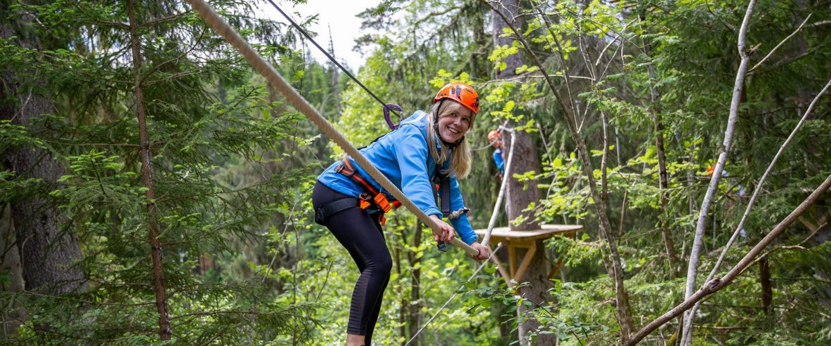Höghöjdsbanan på Dalslands Aktiviteter. 