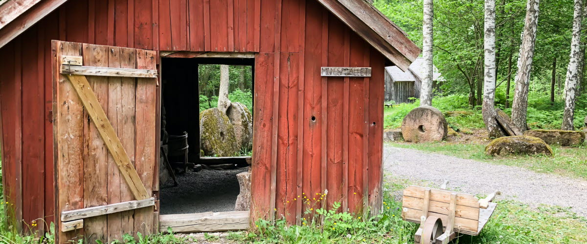 Qvarnstensgruvan Minnesfjället i Lugnås.