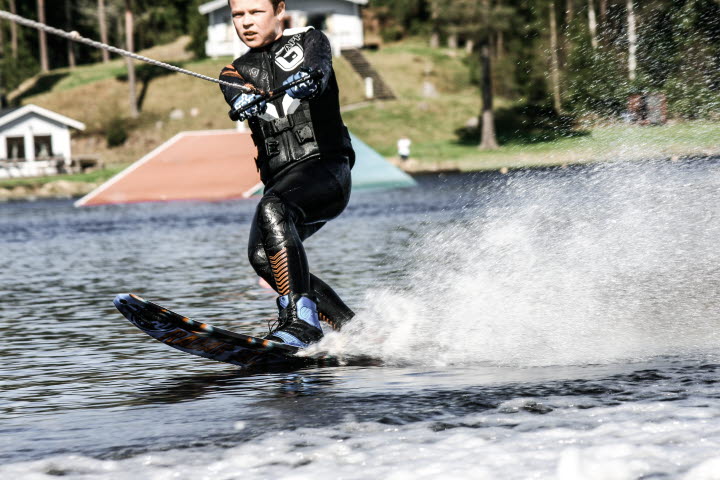 Vattenskidor i Ambjörnarp