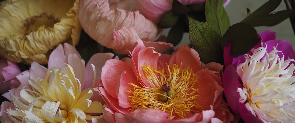 Bild på blomsterkorg av Karin Edlund.