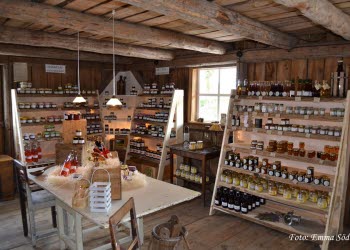 Skafferiet i Hyssna. Gårdsbutik.