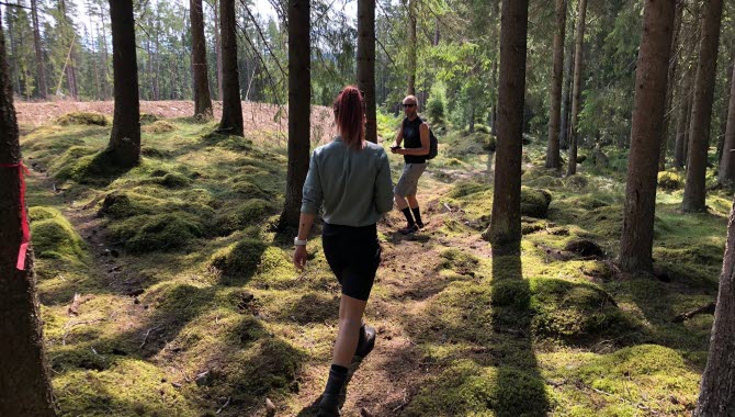 Det finns en mycket fin trailbana på Lassalyckan i Ulricehamn