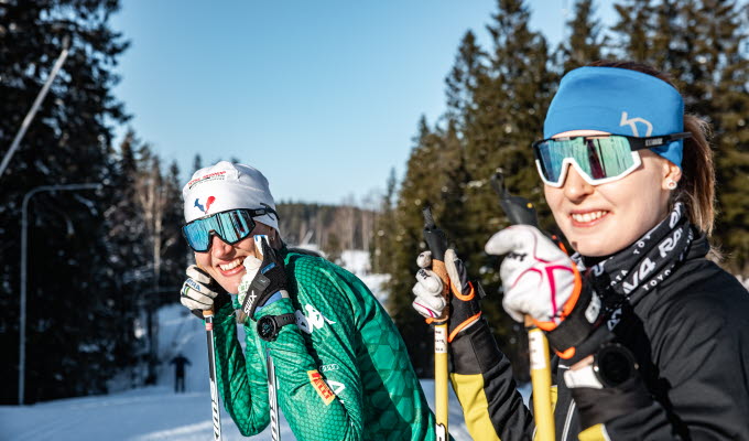 Skiing at Billingen