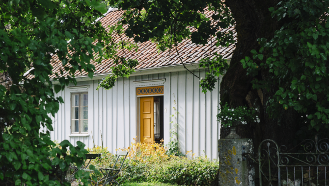 Entrance at Nästegården.