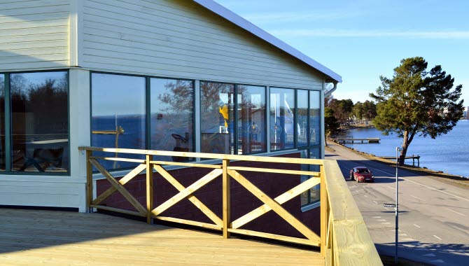 Hotell Wetterns utsikt över sjön Vättern.