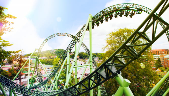 Rollercoast at Liseberg. 