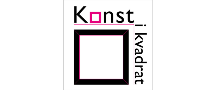 Konst i kvadrat, logotype.