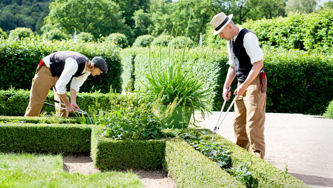The garden on Gunnebo Castle