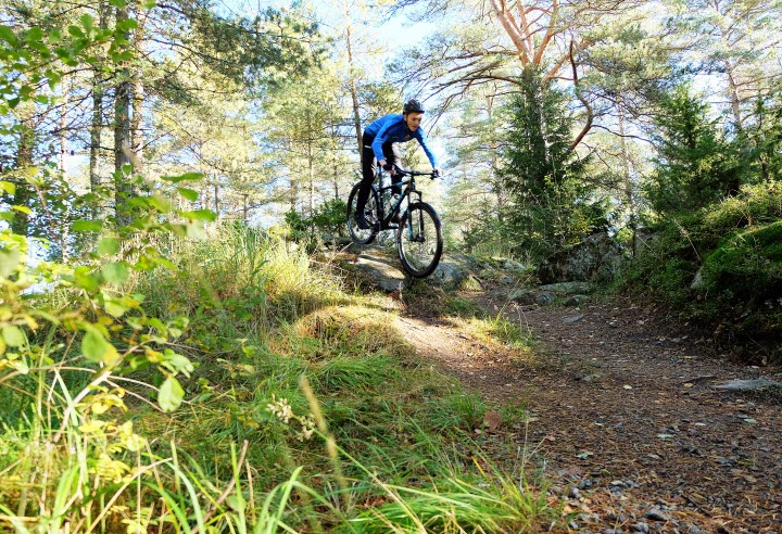 Mountainbikeled Samneröd vid Bjursjön