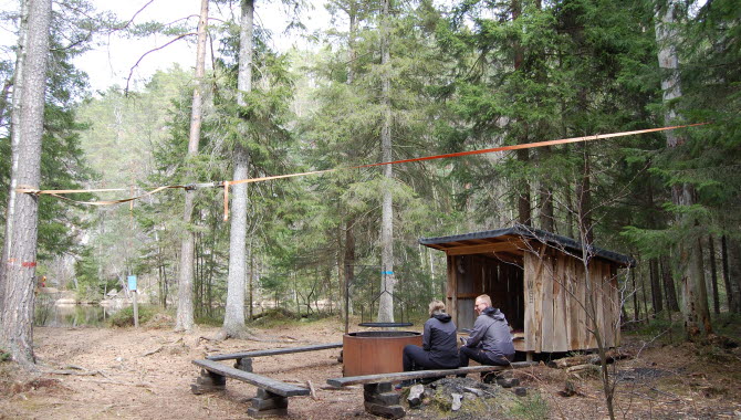 Grillplats vid Stora Fjället