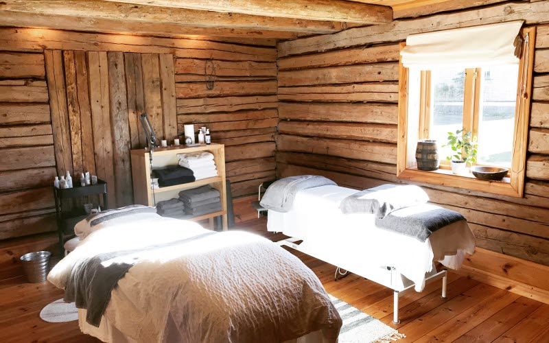Massagebäddar på Lindås Spa