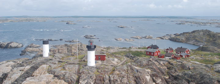 Flygbild över Ursholmen