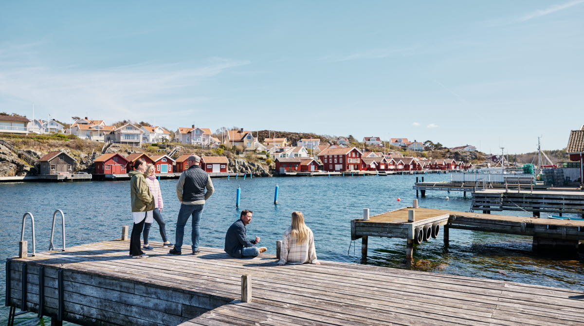Människor som deltager på konferens i Bohuslän
