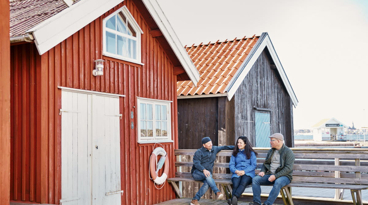 Människor som deltager på konferens i Bohuslän