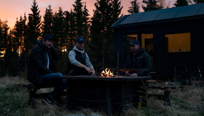 Tiny House InForest i skogarna utanför Hjo.