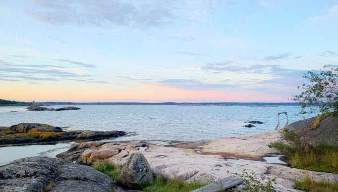 Badplats på Donsö