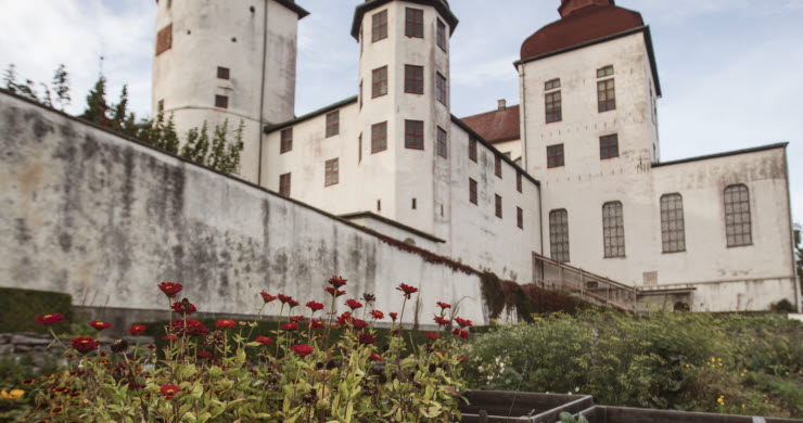  The garden at Läckö Castle