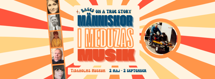 Poster för utställningen på museet "Människor i Meduzas musik".