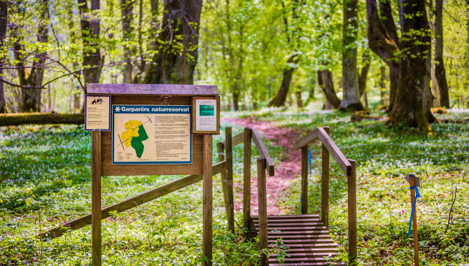 Skylt naturreservat