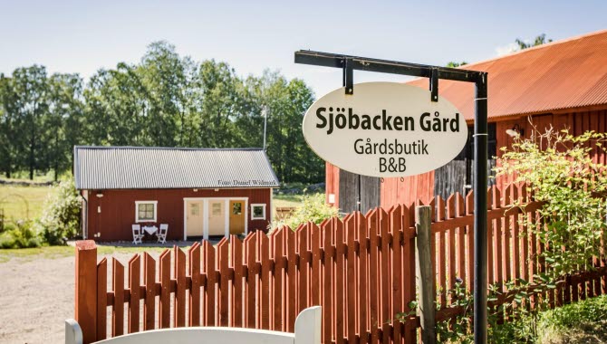 The garden shop at Sjöbacken Gård