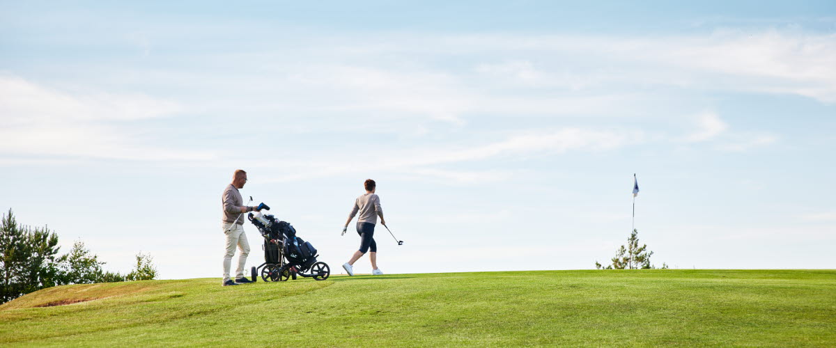 Golfare på Skaftö Golfklubb