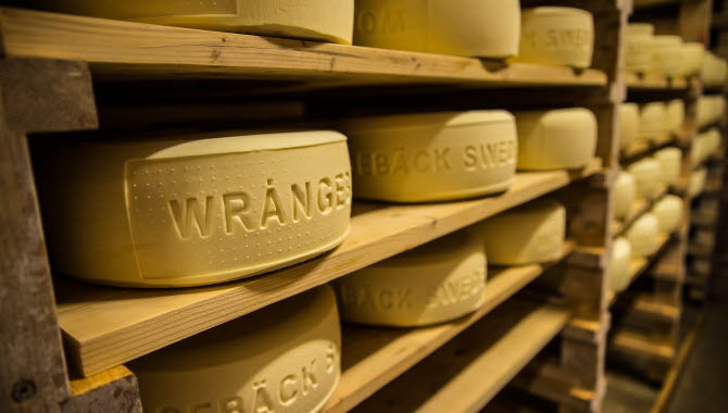 Bild på ostar från Almnäs Wrångebäck 