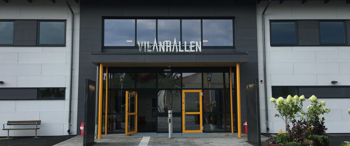 Entrén till Vilanhallen