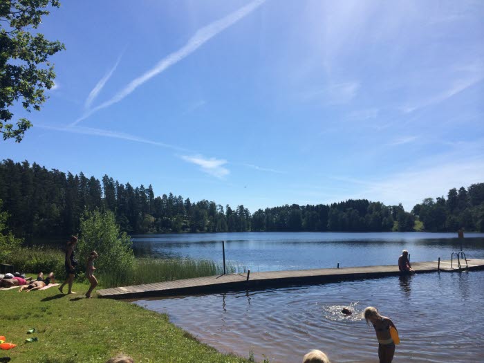 Roasjöns badplats