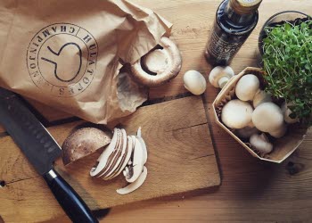 Hulatorps champinjoner bild från deras webbplats.