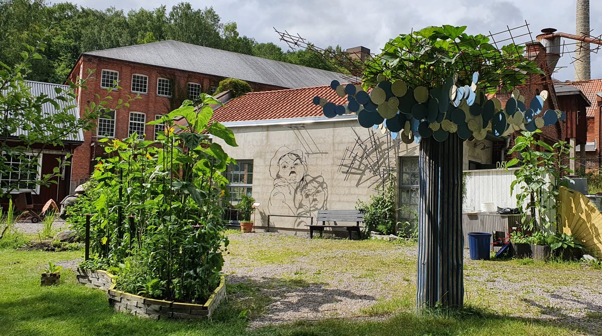 Skulpturparken på Not Quite i Fengersfors. 
