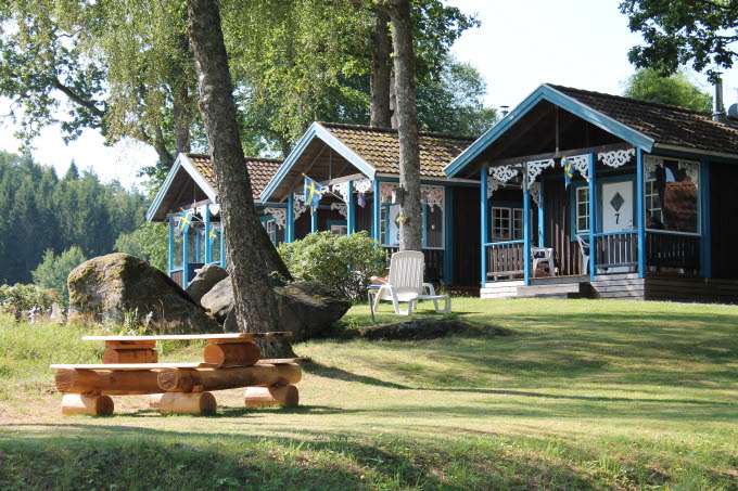 Campingstugor på Skotteksgården Camping.