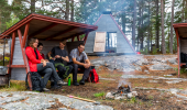 Lägerplats vid Pilgrimsleden i Dalsland