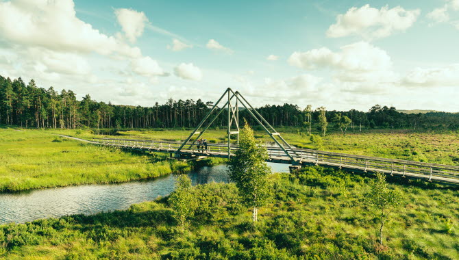 Familj på Vänga Mosse