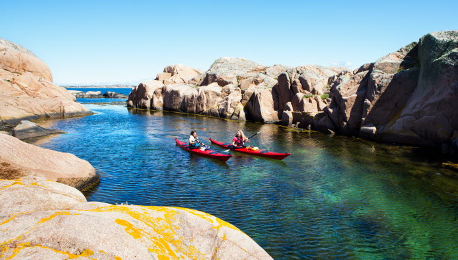 Kajakpaddling i Kosterhavet