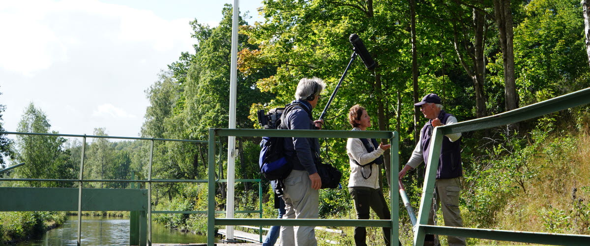 Filminspelning vid Dalslands kanal