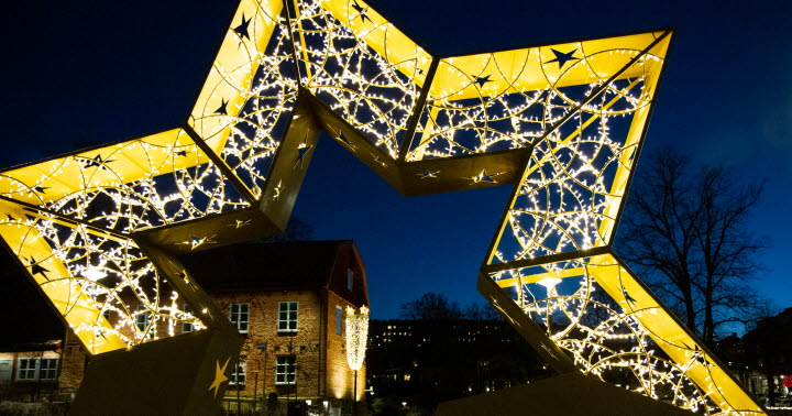 Julbelysning Uddevalla centrum