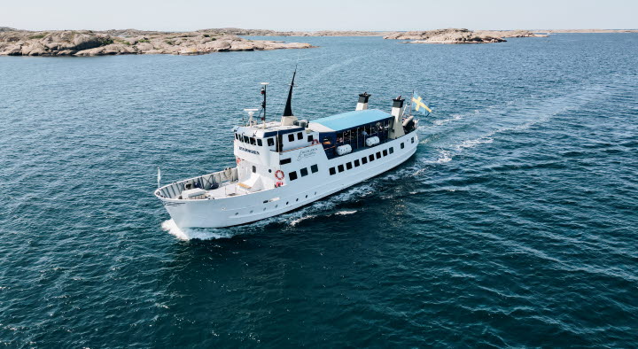 Passanger boat in the archipelago.