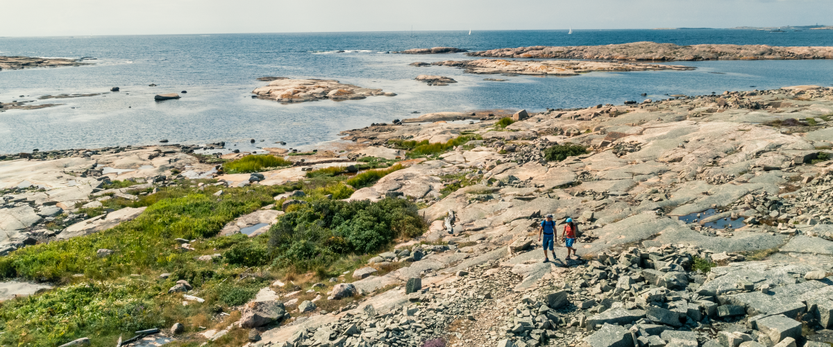 Hikers in West Sweden