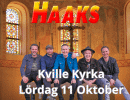 Haaks - Kville kyrka Lördag 11:e Oktober
