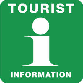 visita tourist information skylt