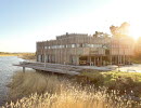 Woodenhouse by a lake