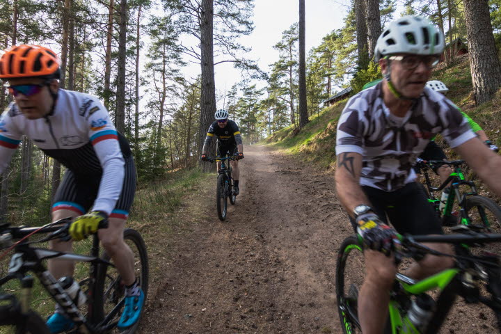 MTB-spår: röda spåret