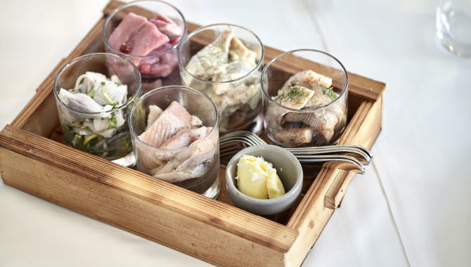 Herring tapas